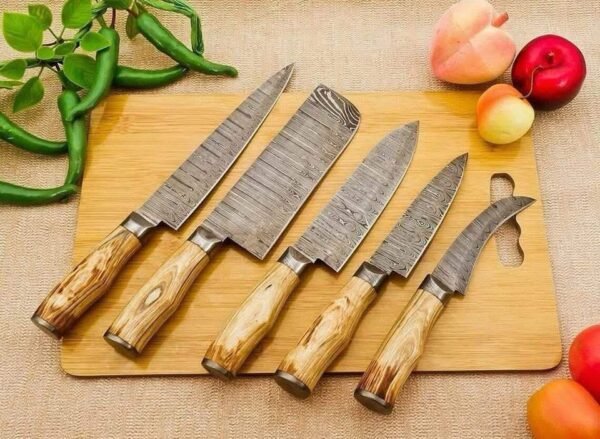 PREMIUM KITCHEN KNIFE SET ( 5 Piece ) - Image 3