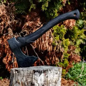 Hand-Forged Viking Axe (BLACK)