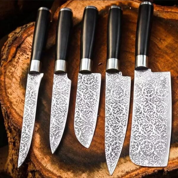 PREMIUM KITCHEN KNIFE SET ( 5 Piece ) - Image 3