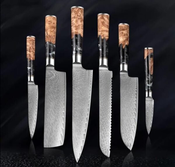 BLACK TIE Kitchen Knife set - Image 4